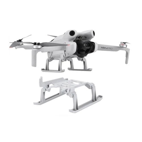 Foldable drone landing gear stand for DJI Mini 4 Pro, white