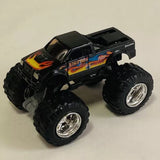Motor Max Big Foot Monster Truck Black 1:64  Firestone Diecast Flames loose Parts