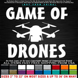 Drone Game of Drones Car Truck Sticker Decal DJI Yuneec Syma Mavic Drone