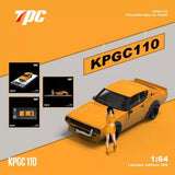 TPC 1:64 LBWK KPGC110 Yellow ordinary limited399 Diecast Model Car Toy