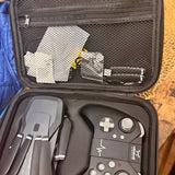 Drone with camera accessories case with controller and cables