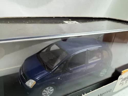 MINICHAMPS Opel Meriva diecast model car, blue, in display box