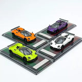 U2 1:64 Pagani Zonda Tricolore Supercar Model Diecast Resin Car Toys Collection Parts