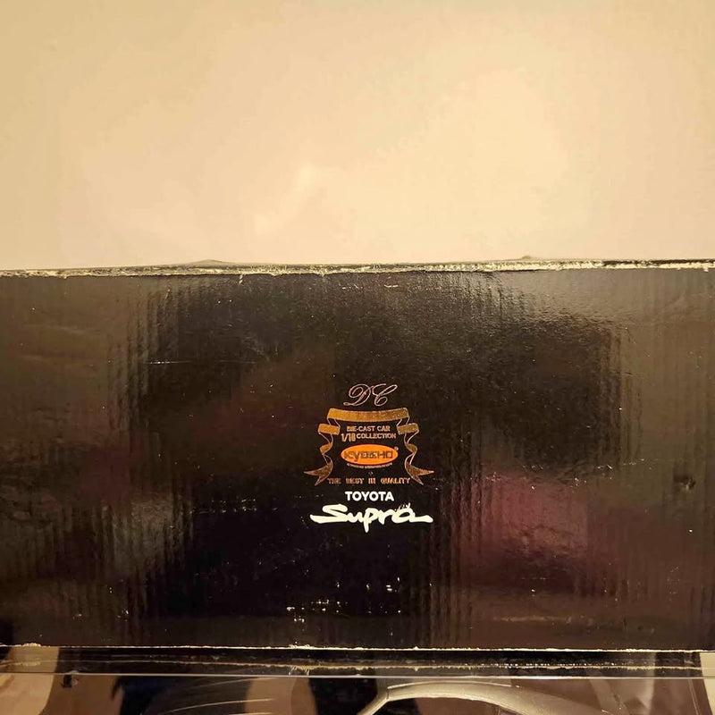 KYOSHO diecast Toyota Supra model car with hood logo