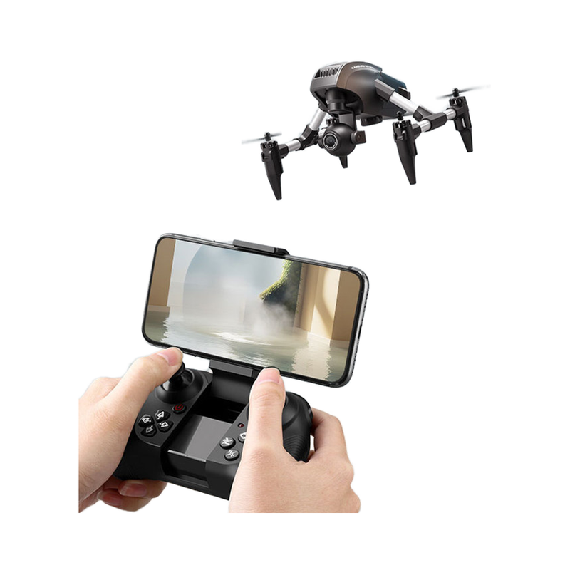 Dual Mini Alloy Drone Optical Flow for Increased Stability HD Remote Control Aircraft Commercial Drones for Children's Aerial Drone