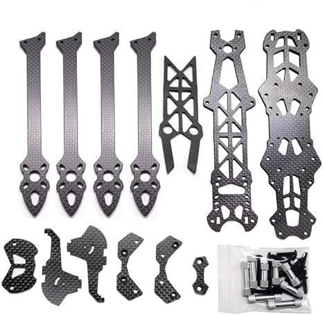OEM Carbon Fiber Racing Frame Parts for FPV Quadcopter DIY RC Foldable Flight Controller Accessory for Agricultural Drone Drone