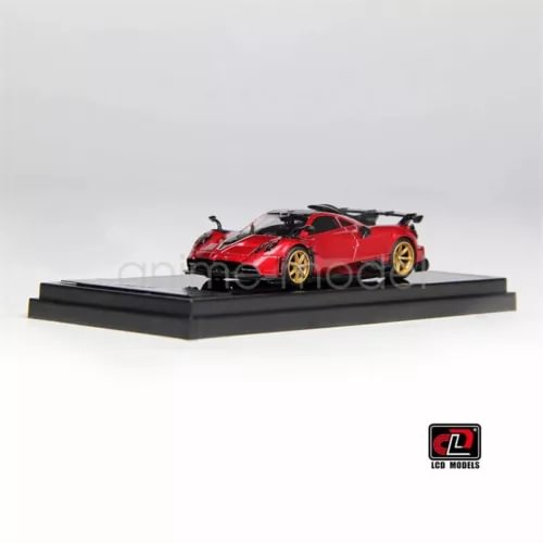 1:64 scale Pagani Imola diecast model car, red with black base