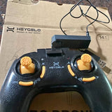 Heygelo S90 drone remote controller with two joysticks and colored buttons