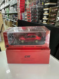 MITSUBISHI Lancer EVO IX red diecast model car in clear display box