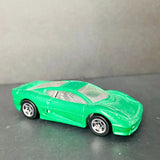 Vintage Green Jaguar XJ220 Sports Car Hot Wheels Diecast Collectible Ships to you