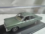 Green MINICHAMPS 1:43 diecast Opel Admiral sedan, hood open