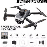 5G 8K WiFi FPV HD Triple Camera Drone Auto Return EIS Brushless Motor Drone US Drone