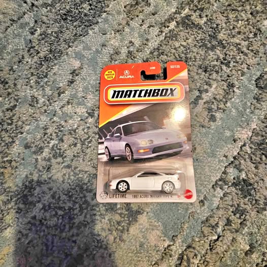 Matchbox 1997 Acura Integra diecast car in sealed blister pack
