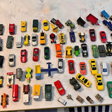 Huge Lot of 80 loose Hotwheel/Matchbox/DieCast planes & automobiles! Metairie LA