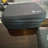 Dark gray Holy Stone drone hard case with zipper and logo