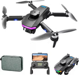 Motor Drone with 4k Camera With Cool LED Lights Auto Return Foldable forBeginner Drone