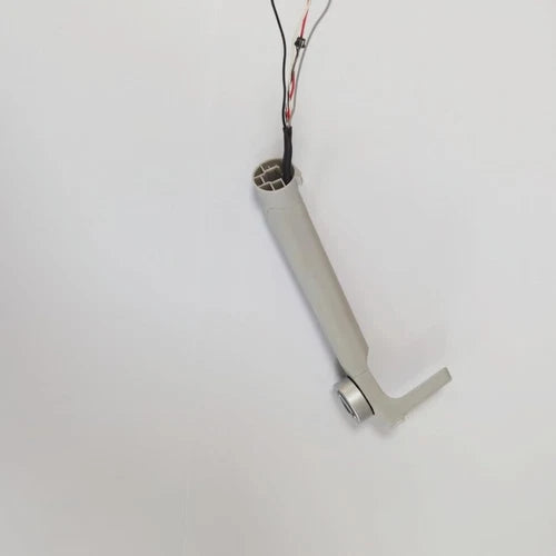 Lightweight drone motor arm with front right bracket and exposed wiring