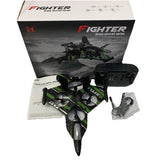 NEW LISTINGFighter Drone Aircraft Green Jet w HD Camera & Remote Control ~ Ages 14+ ~ NEW Drone