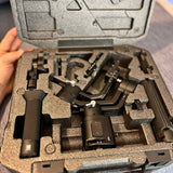 DJI Ronin drone gimbal kit in hard case, black handle and stabilizer arms
