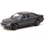 Grey Mercedes-Benz S65 AMG 1:64 diecast model car with black wheels