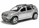 Renault Duster Metal Model Diecast Car Scale, Collectible Toy Cars, Silver, 1/36 Toy