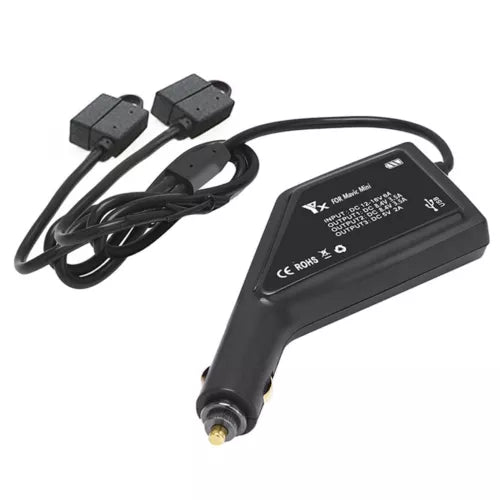 Drone battery car charger with cable and plug adapters