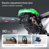 V182 Drone with 8K HD Dual Camera WiFi Foldable Quadcopter Fly about 18