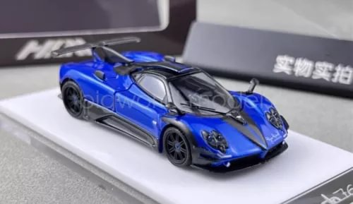HKM 1:64 blue and black Zonda 760 LH sports diecast model car