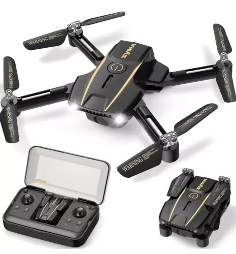 SYMA X200 Mini Portable Indoor Quadcopter Foldable Drone White - Brand New Drone