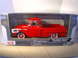 Motor Max 1958 Chevy Apache Fleetside Pickup Diecast Truck - 1:24 Parts