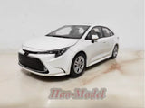 1:18 Toyota Lewin 2022 alloy diecast metal car, white front three-quarter view