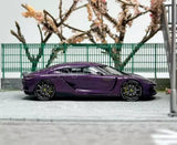 JEC 1:64 Purple Carbon Gemera Super Racing Sports Diecast Metal Car Model Parts