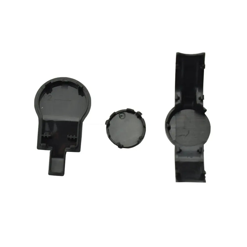 Gimbal cover cap set with three black plastic pieces for drone motor arm