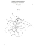 Patent for sale:  Universally attachable hinged wing and VLOS aid for drones Drone