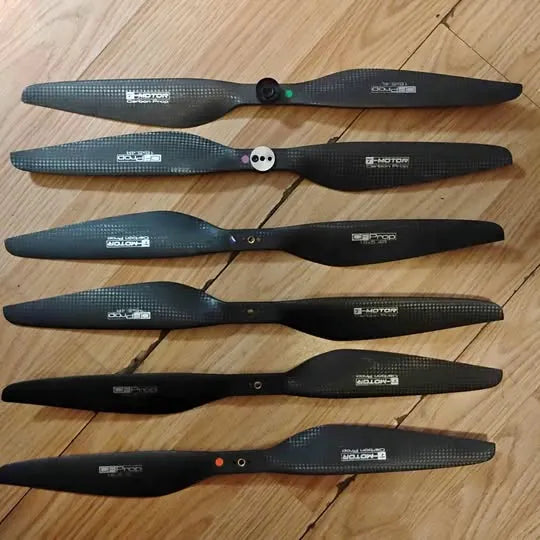 Sebastian FL drone blades set of propellers, dark blue and black with hubs