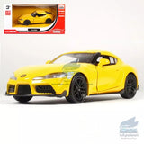 1:36 Toyota Supra Hot Hatch Model Car Diecast Toy Vehicle Collection Gift Yellow Toy