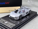 GB FA 1:64 Silver Jesko CC850 Super Racing Sports Model Diecast Resin Car Parts