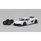 Cm64-Absolut-01 1/64 Koenigsegg Jesco Absolute White Diecast Mini Car Parts