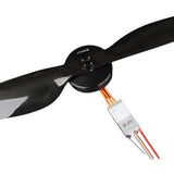 Drone brushless motor with propeller and wire connector