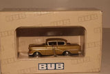 1:87 scale diecast Opel Rekord sedan model in BUB display box, brown