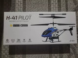Helicopter drone with Wi-Fi camera box, blue and black