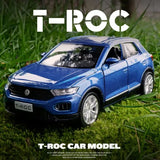 1:36 Volkswagen T-ROC Alloy Car Model Diecast & Toy Vehicles Metal Car Model Sim Toy