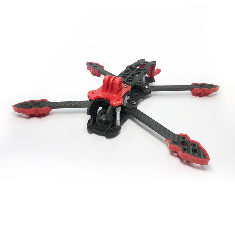 Mak4 FPV Traversing Machine 5 Inch Rack 3K Red Carbon Fiber 4 Rotor FPV Racing Drone Frame Accessories Drone