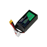 11.1V LiPo battery pack with XT30 connector and white balance lead, 650mAh 60C