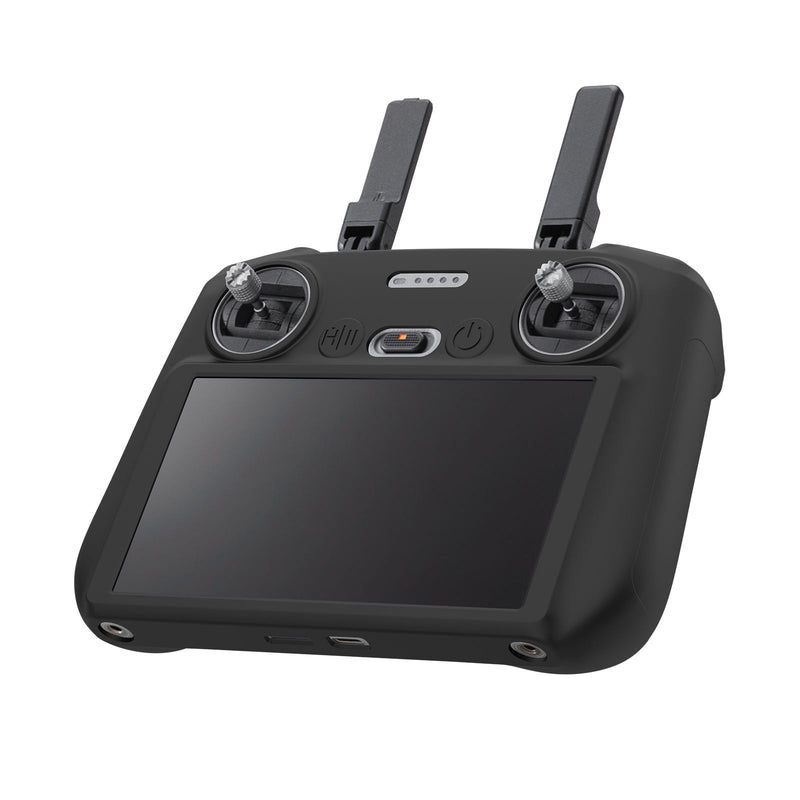 Silicone remote controller cover for DJI RC 2 with cutouts for buttons and screen