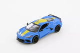 2021 CHEVY CORVETTE STINGRAY C8 1/36 DIECAST CAR KINSMART 5432DF Toy