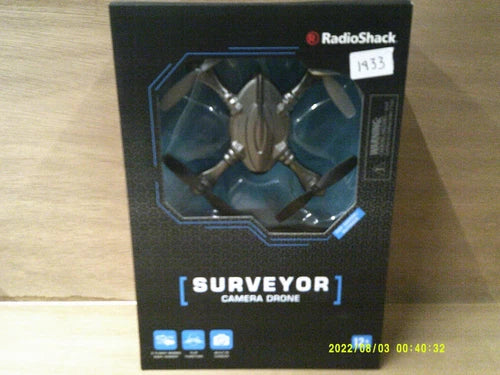 Camera Drone Radio Shack SURVEYOR Works Great W/Box Used Twice EC Drone