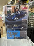 PAGANI ZONDA HP BARCHETTA BLUE TRICOLOR 1/64 DIECAST CAR MODEL BY MINI GT 370 Parts