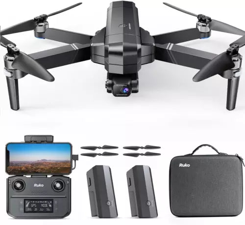 Ruko 4K Camera Drone 64Mins Flight Gimbal EIS 4K Camera 3 Km GPS Auto-Return NEW Drone