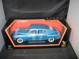 ROAD SIGNATURE 1948 Tucker Torpedo 1/18 SCALE Diecast BLUE NEW IN BOX STRAPPED Parts